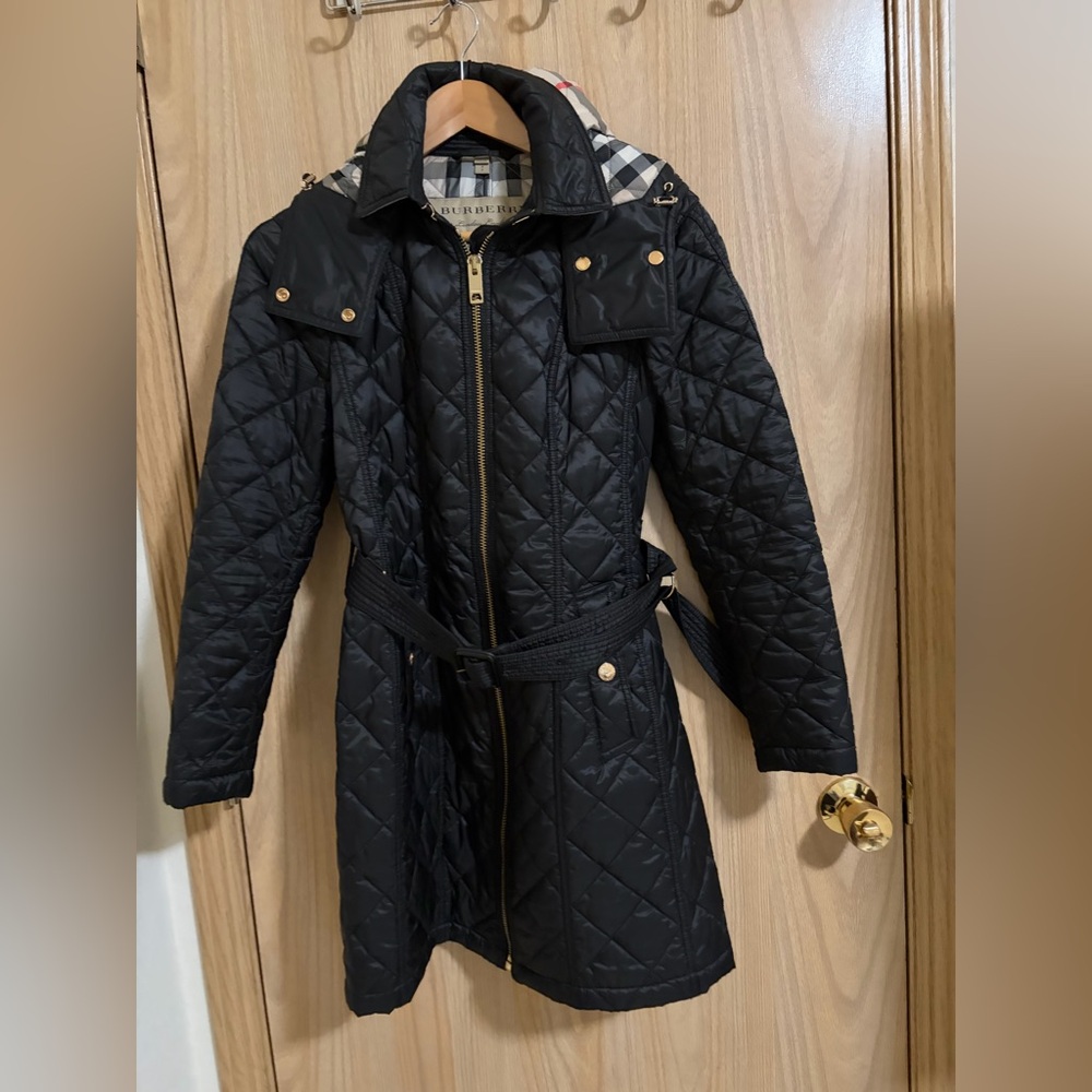 Burberry quilt coat